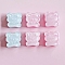 Resin Cabochons, Bear, with Glitter Powder, Mixed Color, 18mm
