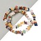 Natural Mixed Stone Chip Beads Strands, Chakra Gems Beads, 7x4x2mm, Hole: 0.6mm, 16.14''(41cm)