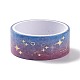 12Pcs 12 Styles Starry Sky Pattern Adhesive Paper Tapes Set DIY-A026-01-3