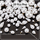 ABS Plastic Imitation Pearls Pendants KY-WH0046-69-2