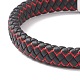 Кожаные браслеты плетеного шнура BJEW-E345-07-P-3