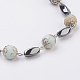 Colliers de perles en pierres gemmes naturelles NJEW-JN02093-3