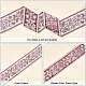 Ethnic style Embroidery Polyester Ribbons OCOR-WH0079-25D-4