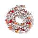 Electroplate Glass Beads Strands EGLA-YW0002-B06-1