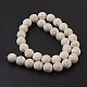 Synthetic Magnesite Beads Strands TURQ-S192-12mm-1-2