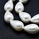 Electroplate Shell Pearl Beads Strands BSHE-G010-5x8mm-01-3