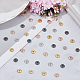 SUPERFINDINGS 80Pcs 4 Colors Brass Spacer Beads KK-FH0004-12-4