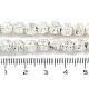 Fili di perle di roccia lavica naturale elettrodeposta G-H303-A10-S01-4