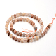 Faceted Round Natural Multi-Moonstone Bead Strands G-L432-03-6mm-2