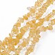Chapelets de perles de citrine naturelle G-L555-06-1