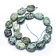 Brins de perles turquoises africaines naturelles (jaspe) G-K223-39B-2