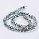 Chapelets de perles en verre électroplaqué GLAA-K025-HR-10mm-A01-2