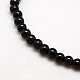 Styles mélangés longue imprimés porcelaine alliage ouvrable noir de perles de verre montre de poche de quartz plats pendentifs ronds WACH-M037-M-5