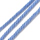 工芸品の編み物用の綿糸  コーンフラワーブルー  3mm  約109.36ヤード（100m）/ロール KNIT-PW0001-01-40-3