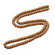 Perles de rudraksha naturelles non teintes WOOD-Q047-01A-01-3