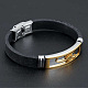 Genuine Silicone Cord Bracelets BJEW-N0008-135A-5