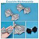 Ahandmaker 1 Paar Bowkont-Kristall-Schuhschnalle AJEW-WH0323-24B-6