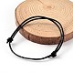 Vachette réglable cordon en cuir fabrication de bracelets BJEW-JB02164-1