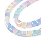 Placcare trasparente perle di vetro fili X-EGLA-N002-41-05-3