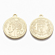 Colgantes monedas de latón KK-R132-084-NF-2
