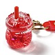 Getränkeflasche Acryl Anhänger Schlüsselanhänger Dekoration KEYC-D018-03-4