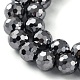 Terahertz Stone Beads Strands G-G048-A01-03-4