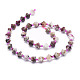 Natürliche pflaumenblüte turmalin perlen stränge G-E569-C06-2