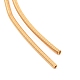 フランス真鍮線グリンプワイヤー  丸型フレキシブルコイル線  刺繍やジュエリー製作用のメタリック糸  ゴールドカラー  1.6mm  約3.28フィート（1m）/ pc CWIR-G002-01G-3
