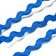 10 Stränge Polyester-Polyesterband mit gewellten Fransen OCOR-XCP0001-89-2
