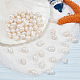 Nbeads 2 fili 2 stili fili di perle d'acqua dolce coltivate naturali PEAR-NB0002-07-4