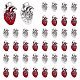 Dicosmétique 60 pièces 2 pendentifs en alliage de style tibétain FIND-DC0003-50-1