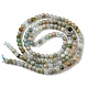 Brins de perles d'amazonite de fleurs naturelles G-C052-04-3