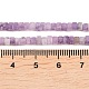 Natürliche Lepidolith / lila Glimmer Steinperlen Stränge&nbsp;G-G345-C18-2x4mm-5
