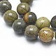 Natürliche Silberblatt Jaspis Perlen Stränge G-I254-04D-3
