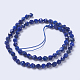 Chapelets de perles en lapis-lazuli naturel G-F568-082-6mm-2