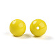 Perle di vetro di colore solido opaco&nbsp;GLAA-N007-10mm-A02-2
