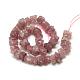 Chapelets de perles aux fraises en quartz naturel G-R427-07-2
