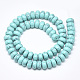 Chapelets de perles en turquoise synthétique G-T122-02T-2