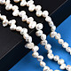 Fili di perle di perle d'acqua dolce coltivate naturali PEAR-N014-05G-6