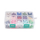 15 colores cuentas de perlas de imitación de plástico abs SACR-JP0004-07-10mm-2