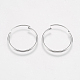 925 anello per orecchini in argento sterling STER-E057-03P-20mm-2