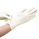 クラフト用ゴム手袋  ラテックスフリー  パウダーフリー  ユニバーサルクラフト作業指手袋  淡黄色  ミディアムサイズ  25x9cm  100個/袋 AJEW-E034-65M-5