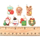 14 pz 7 stili ciondoli in resina opaca a tema natalizio FIND-FS0001-51-6