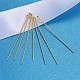 Real 18K Gold Plated Sterling Silver Ball Head Pins X-H483-0.5x30mm-G-3