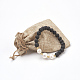 Bracelets extensibles en perles de lave naturelle BJEW-JB03880-01-3