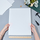 Feuilles de plastique&nbsp;FIND-WH0199-401E-02-3