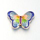 Butterfly Alloy Enamel Beads ENAM-N045-40E-1