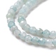 Chapelets de perles en amazonite naturelle G-E351-10A-3