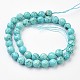 Chapelets de perles en turquoise synthétique G-G945-05-10mm-2