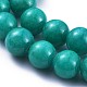 Natural Mashan Jade Beads Strands G-H1626-8MM-44-3